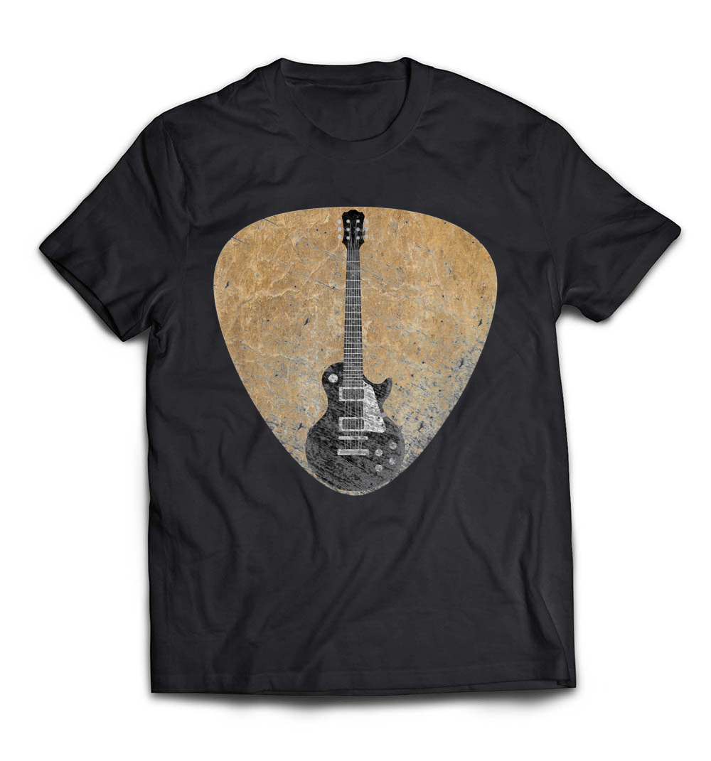 Vintage Guitar Pick T-Shirt: Celebrate Your Passion for Music